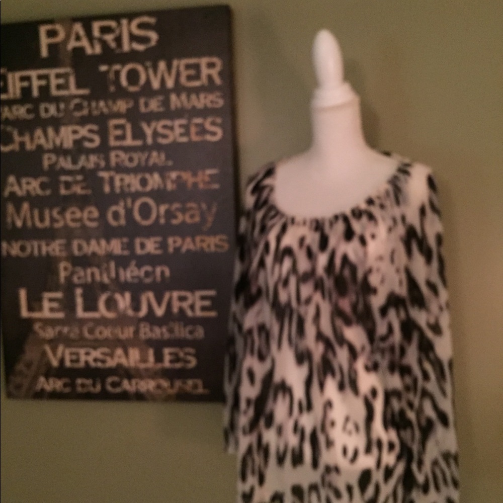 Worthington Zebra Print Blouse